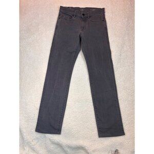 Z Zegna Mens Straight Fit Gray Jeans Size 30X30